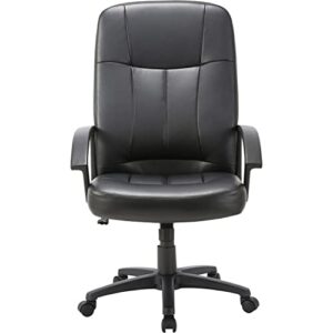 Lorell Executive Chair, High-Back, Black