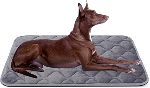 Hero Dog Bed Large Crate Pad Mat Soft Washable 42 inch Kennel Pad Pet Beds Non Slip Cat Dog Mattress