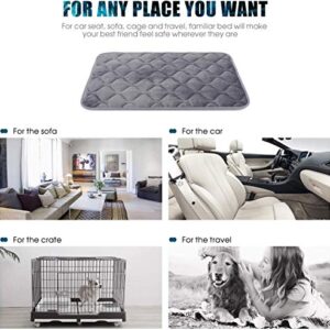 Hero Dog Bed Large Crate Pad Mat Soft Washable 42 inch Kennel Pad Pet Beds Non Slip Cat Dog Mattress