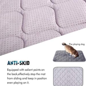 Hero Dog Bed Large Crate Pad Mat Soft Washable 42 inch Kennel Pad Pet Beds Non Slip Cat Dog Mattress