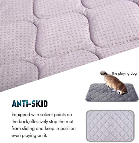 Hero Dog Bed Large Crate Pad Mat Soft Washable 42 inch Kennel Pad Pet Beds Non Slip Cat Dog Mattress