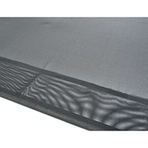 Go Gear Outdoor Elevated Pet Bed Mat for Cats & Dogs with UV & Water Resistant Canopy Gray, Medium