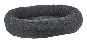 bowsers donut bed, x-small, grey sheepskin
