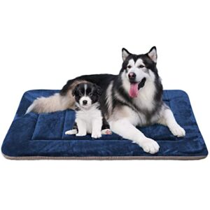 Hero Dog Extra Large Dog Bed Crate Pad Mat Soft Kennel Pads 48 in Non Slip Washable Dog Mattress Pet Beds Cushion for Pets Sleeping Mats