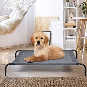 JXCAA Raised Dog Bed Pet Cot,Elevated Dog Bed, No-Slip Feet, Outdoor Raised Dog Cot Bed, 2-Pack with Chew Proof & Breathable & Washable Mesh (Color : XL: 109X72X20CM)