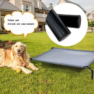 JXCAA Raised Dog Bed Pet Cot,Elevated Dog Bed, No-Slip Feet, Outdoor Raised Dog Cot Bed, 2-Pack with Chew Proof & Breathable & Washable Mesh (Color : XL: 109X72X20CM)