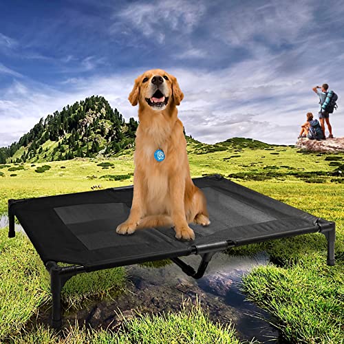Laifug Elevated Pet Bed Washable Elevated Dog Bed with Non-Slip Bottom, Portable Indoor and Outdoor, XL