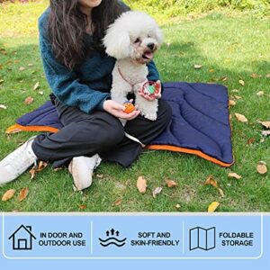 GeerDuo Outdoor Dog Mat, Portable, Waterproof, Washable, Large Size Roll Up Travel Camping Pet Bed (Large)