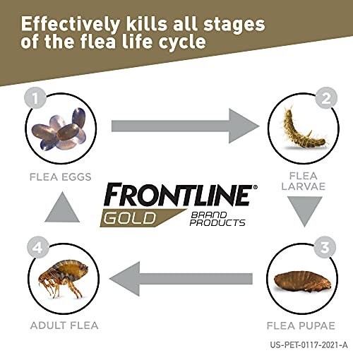 FRONTLINE® Gold for Dogs Flea & Tick Treatment, 23 - 44 lbs, 6ct