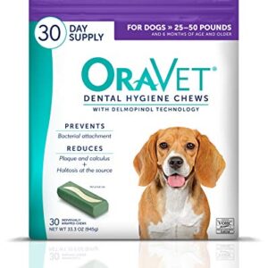 OraVet Dental Hygiene Chews for Medium Dogs 25-50 lbs