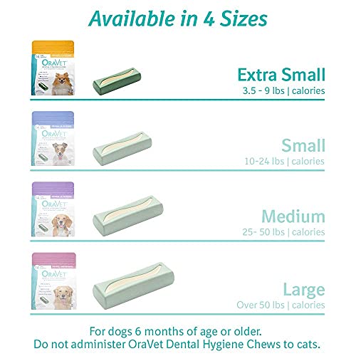 OraVet Dental Hygiene Chews for Medium Dogs 25-50 lbs