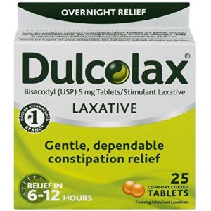 dulcolax laxative 25 tablets ( pack of 6)