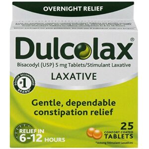 dulcolax laxative 25 tablets ( pack of 3)
