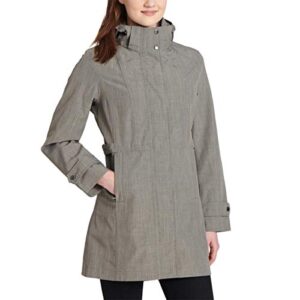 kirkland signature ladies’ trench coat (light gray, m)