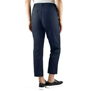 Kirkland Signature Ladies Ankle Length Travel Pant (X-Small, Navy Heather)