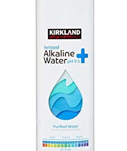 KIRKLAND SIGNATURE Alkaline Water, 33.8 Fl Oz (Pack of 18)