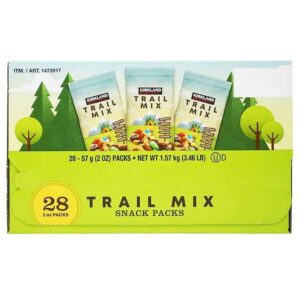 kirkland signature expect more trail mix snack packs 2 oz, 28 count