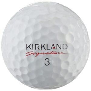 Kirkland Signature Golf Ball Mix - 24 Near Mint Quality Used Kirkland Golf Balls (AAAA Signature Ksig 3-Piece 4-Piece Golfballs), White, One Size (24BLBX-Kirkland-2)