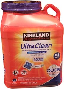 kirkland signature ultra clean laundry pacs, 127 ounce