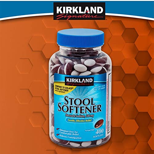 Kirkland Signature Stool Softener 100 mg, 400 Softgels