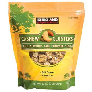 kirkland signature cashew clusters – 907g – pack of 2