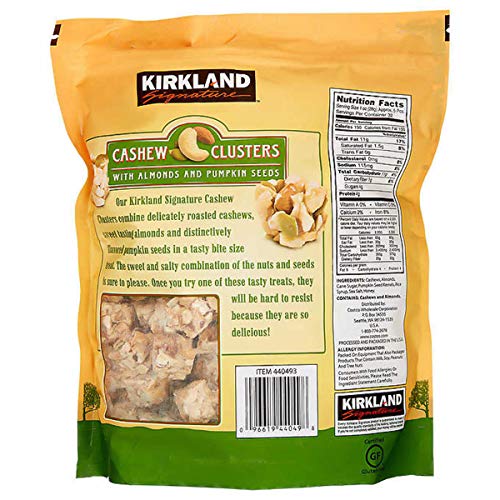 KIRKLAND SIGNATURE Cashew Clusters, 32 Ounce