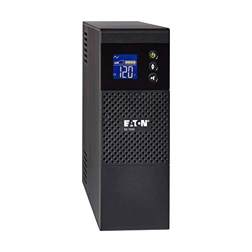 Eaton 5S1500LCD UPS Battery Backup & Surge Protector, 1500VA / 900W, AVR, LCD Display, Line Interactive