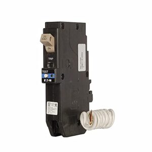 Eaton Cutler-Hammer Eaton CHFN120DF (New Version of CHFAFGF120) Pigtail Connection Dual Function AFCI/GFCI Circuit Breaker 1-Pole 20 Amp 120 Volt AC (1), White