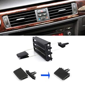 Jaronx 1PCS Air Vent Clip Tab Compatible with BMW 3 Series E90 E91 E92 E93, Upgraded Air Grille Tab Air Vent Outlet Tab Vent Clip (Compatible with BMW 320i,325i,328i,330i,335i 2005-2011)(Front Row)