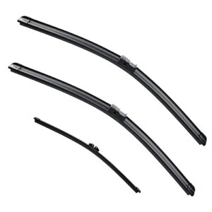 VTOGOI Original Factory Quality windshield wiper blades front and rear set Replacement for 2011-2017 BMW X3 26"+20"+13" (Pack of 3)