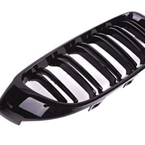 Front Grill/Grilles Kidney Grill Replacement for BMW 4 Series F32 F33 F36 F80 F82(ABS, Gloss Black)