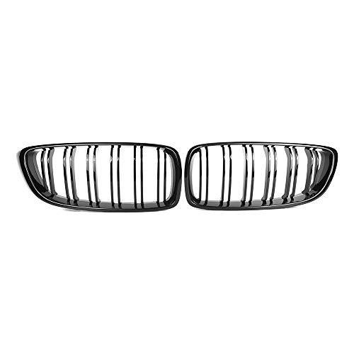 Front Grill/Grilles Kidney Grill Replacement for BMW 4 Series F32 F33 F36 F80 F82(ABS, Gloss Black)