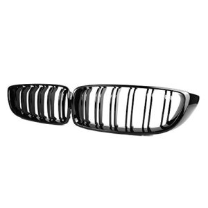 Front Grill/Grilles Kidney Grill Replacement for BMW 4 Series F32 F33 F36 F80 F82(ABS, Gloss Black)