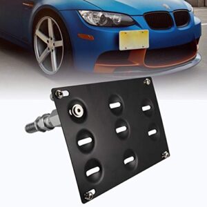 runmade front bumper tow hook adapater license plate mounting bracket holder compatible with bmw e39 e46 e90 e91 e92 e93 e70 e71 f10 f30 g30 1 3 4 5 series x1 x3 x4 x5 x6
