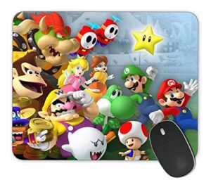 personalized non-slip gaming mouse pad, super mario brothers mouse pad, office computer supplies mouse pad