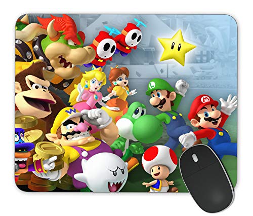 Personalized Non-Slip Gaming Mouse Pad, Super Mario Brothers Mouse Pad, Office Computer Supplies Mouse Pad