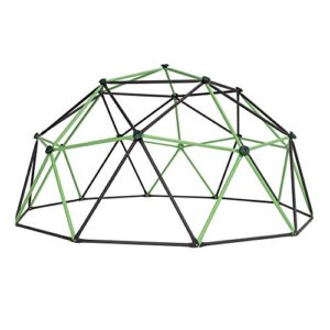 lifetime 90951 geometric dome climber jungle gym, 5.5′ high x 11′ wide, mantis green & bronze, 66-inch