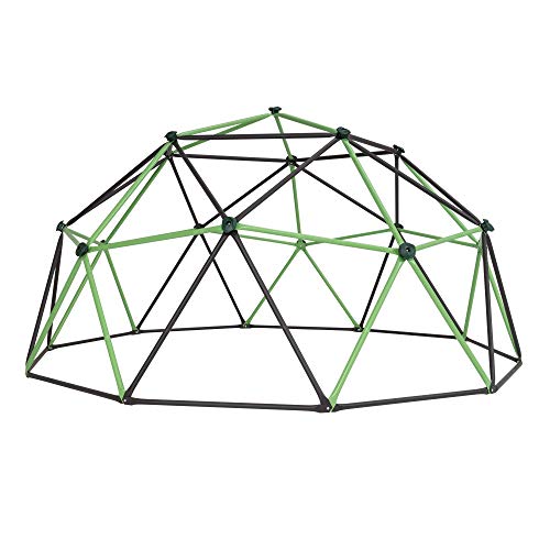 Lifetime 90951 Geometric Dome Climber Jungle Gym, 5.5' High x 11' Wide, Mantis Green & Bronze, 66-Inch