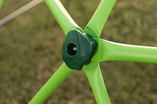 Lifetime 90951 Geometric Dome Climber Jungle Gym, 5.5' High x 11' Wide, Mantis Green & Bronze, 66-Inch