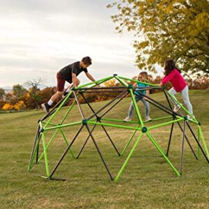 Lifetime 90951 Geometric Dome Climber Jungle Gym, 5.5' High x 11' Wide, Mantis Green & Bronze, 66-Inch