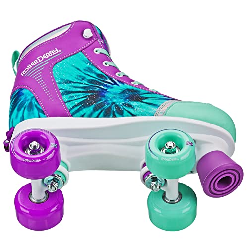 Roller Derby Quad Star Adjustable Girl's Roller Skates for Beginners Medium (3-6)