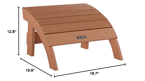 Lifetime 60245 Adirondack Ottoman, Brown