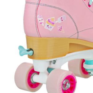 Roller Derby Pixie Adjustable Girl's Roller Skates Pink Medium (3-6)