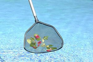 poolmaster deluxe heavy-weight aluminum leaf skimmer, premier collection