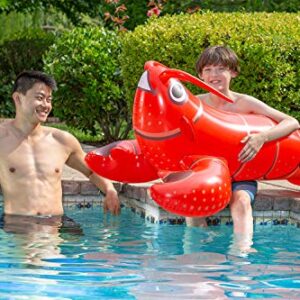 Poolmaster Swimming Pool Float Lobster Rider Red