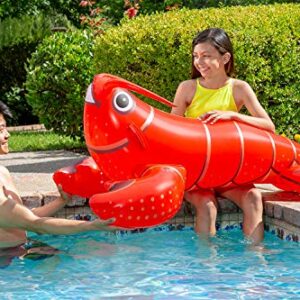 Poolmaster Swimming Pool Float Lobster Rider Red