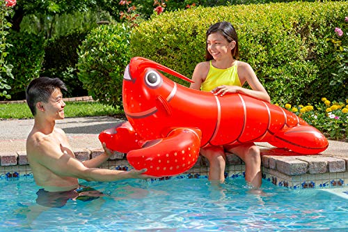 Poolmaster Swimming Pool Float Lobster Rider Red