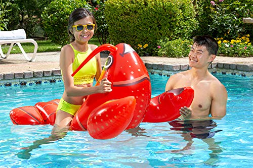 Poolmaster Swimming Pool Float Lobster Rider Red