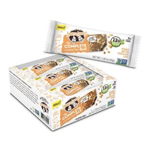 lenny & larry’s the complete cookie-fied bar, peanut butter chocolate chip, 45g – plant-based protein bar, vegan and non-gmo, pack of 9