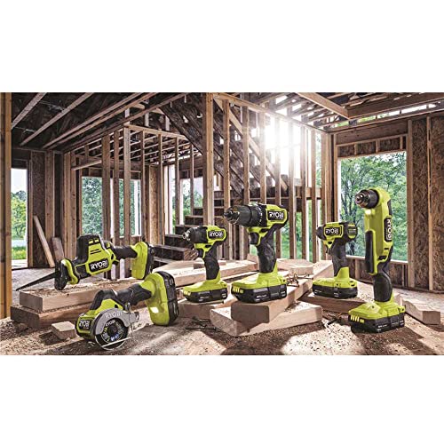 Ryobi ONE+ HP 18V Brushless Cordless Compact 1/2 in. Drill and Impact Driver Kit with (2) 1.5 Ah Batteries, Charger and Bag